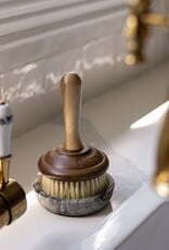 Flaire Grey Marble Soap & Brush Holder