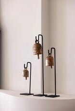 Flaire Vintage Inspired Iron Bell Stand w/Bells, Set of 3
