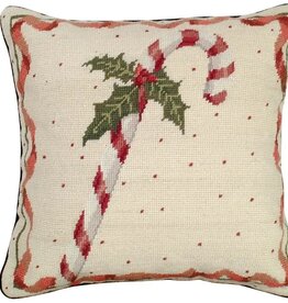 Flaire 16x16 Candy Cane Wool Pillow