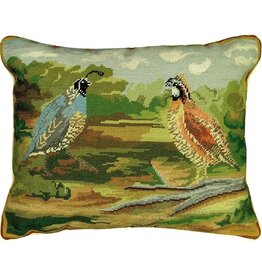Flaire 16x20 Quails in Woods Pillow