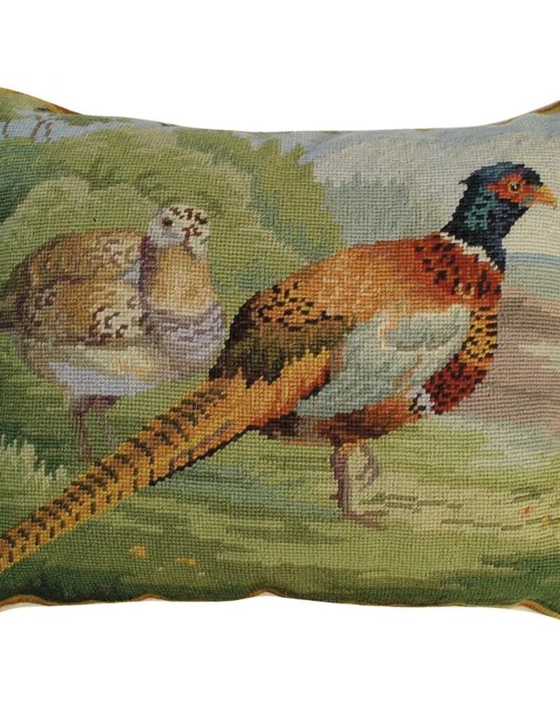 Flaire 16x20 Pheasants in Field Pillow
