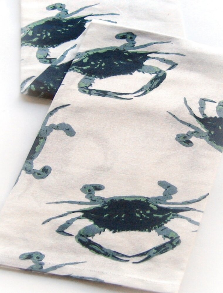 Flaire Chesapeake Crab Kitchen Towel