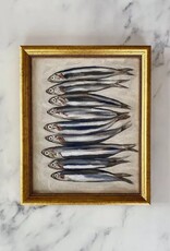 Flaire 8 x 10 Sardines - Art Print w/Frame