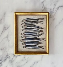 Flaire 8 x 10 Sardines - Art Print w/Frame