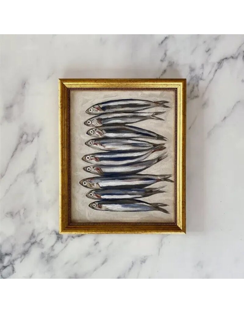 Flaire 8 x 10 Sardines - Art Print w/Frame
