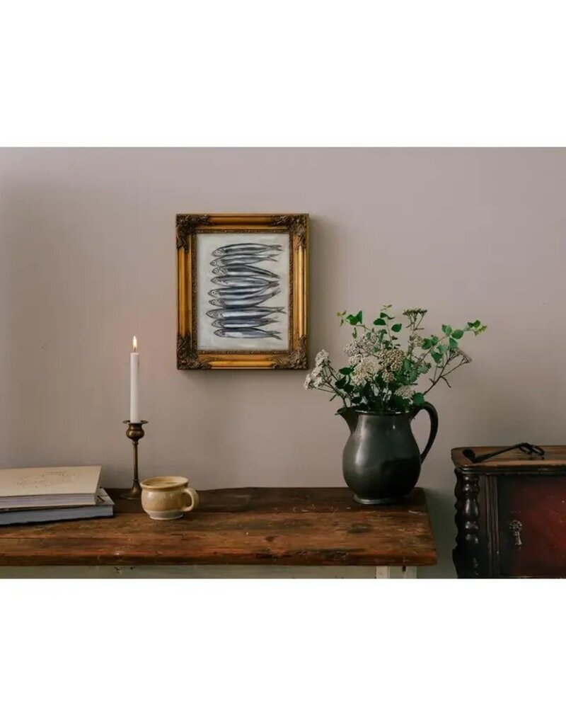 Flaire 8 x 10 Sardines - Art Print w/Frame