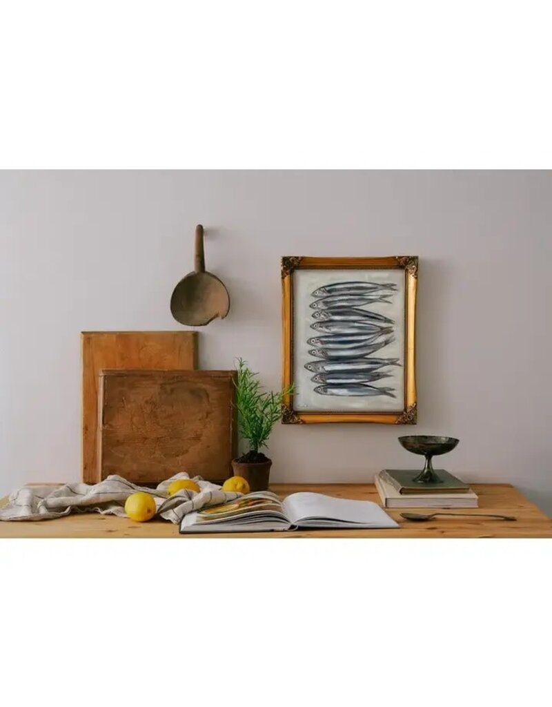 Flaire 8 x 10 Sardines - Art Print w/Frame