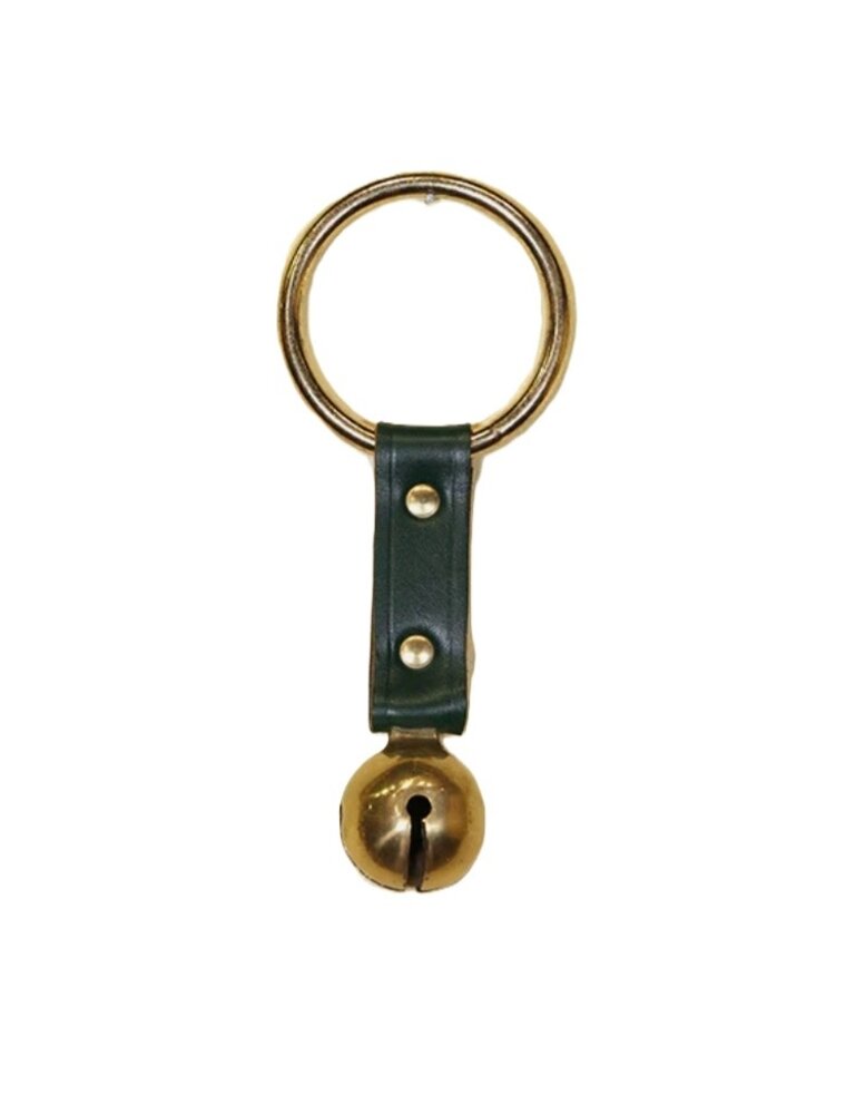 Belsnickel Bells USA Made Green Elf's Bell Solid Brass Lg.