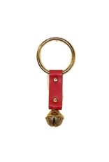 Belsnickel Bells USA Made Red Elf's Bell Solid Brass Lg. Ring