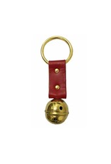 Belsnickel Bells USA Made Red Elf's Bells Solid Brass European Lg. Ring