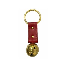 Belsnickel Bells USA Made Red Elf's Bells Solid Brass European Lg. Ring