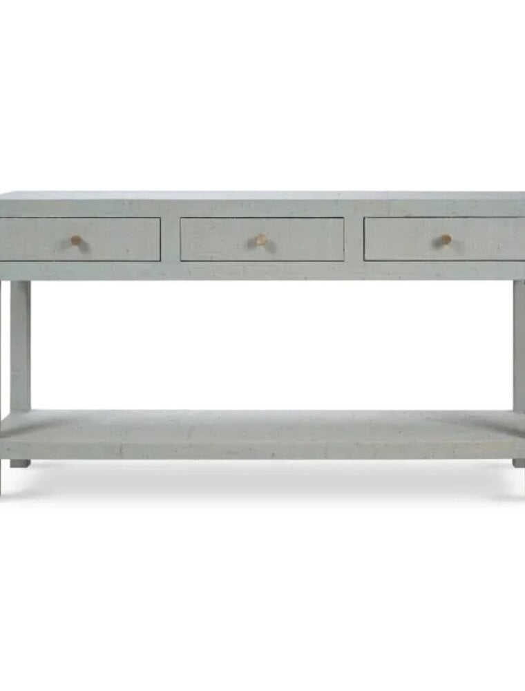 Bramble Kagu Console Table with Raffia