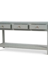 Bramble Kagu Console Table with Raffia