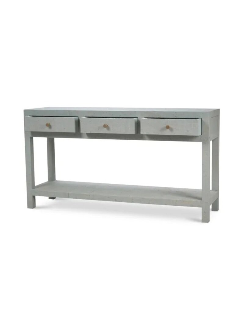Bramble Kagu Console Table with Raffia