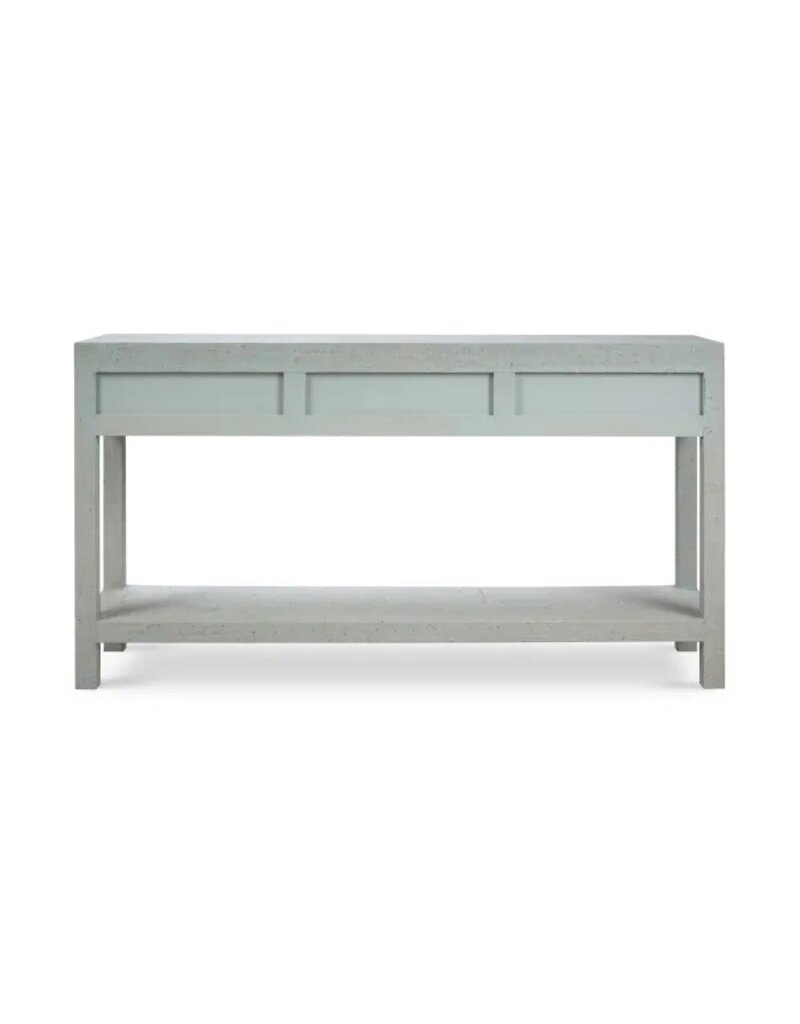 Bramble Kagu Console Table with Raffia