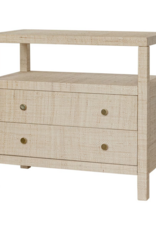 Paloma Paloma Raffia Wrapped Night Stand