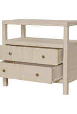 Paloma Paloma Raffia Wrapped Night Stand