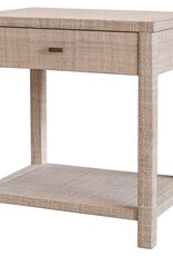 Indigo Road Gia Raffia Single Drawer Nightstand, Natural