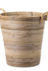 Kubu Large Kubu & Jute Round Basket, EACH