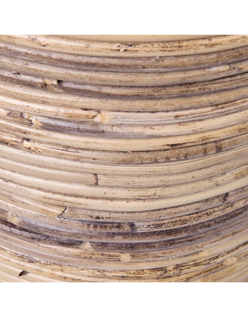 Kubu Med Kubu & Jute Round Basket, EACH