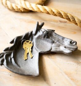 Cast Iron Horse Trinket Dish