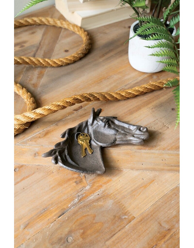 Cast Iron Horse Trinket Dish