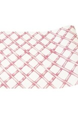 Hester & Cook Pink Lattice Runner - 20" W x 25' L