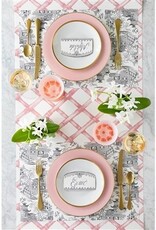 Hester & Cook Pink Lattice Runner - 20" W x 25' L