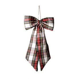 Luxe B Co Med Red Plaid Bow