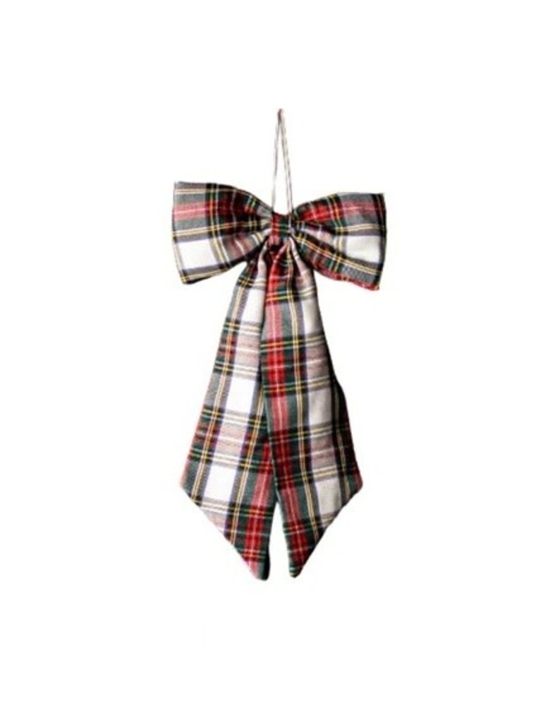 Luxe B Co Med Red Plaid Bow