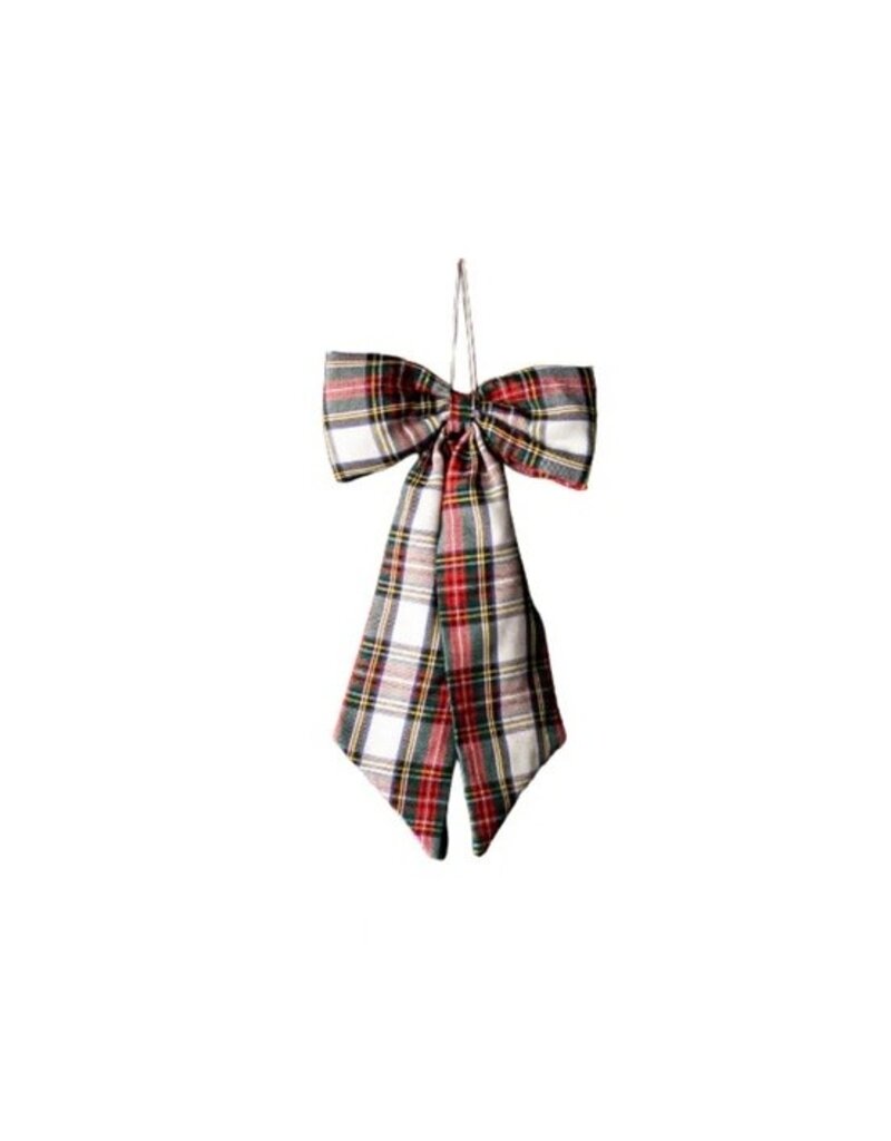 Luxe B Co Med Red Plaid Bow
