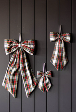 Luxe B Co Large Red Plaid Bow