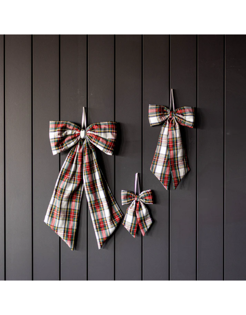 Luxe B Co Small Red Plaid Bow