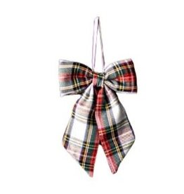 Luxe B Co Small Red Plaid Bow