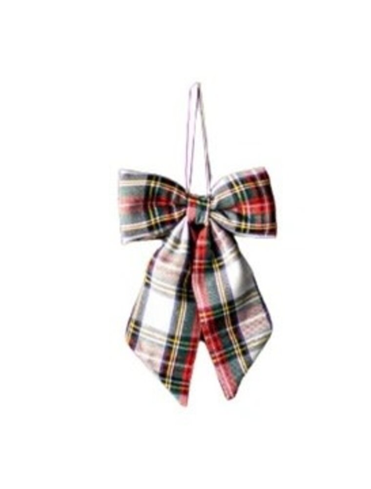 Luxe B Co Small Red Plaid Bow