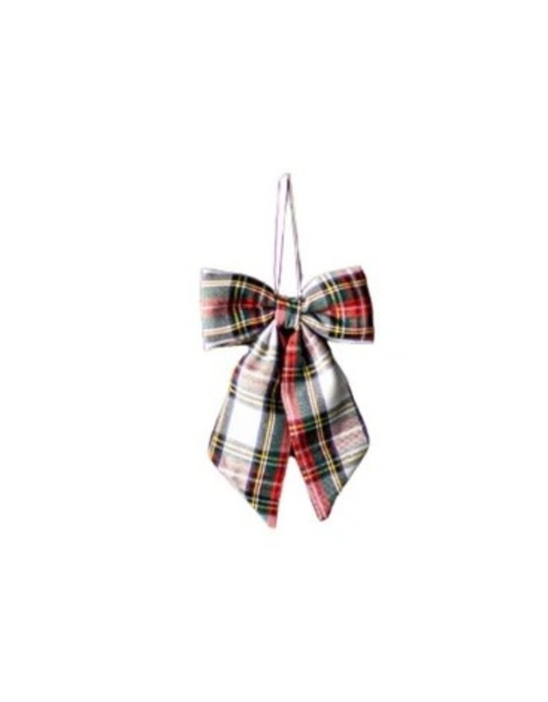 Luxe B Co Small Red Plaid Bow