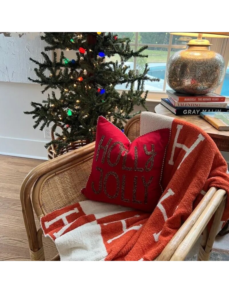 Hermes Taupe Hermes Inspired Blanket