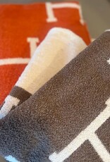 Hermes Orange Hermes Inspired Blanket