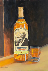 Yellow Dot Pappy Van Winkle Bottle print