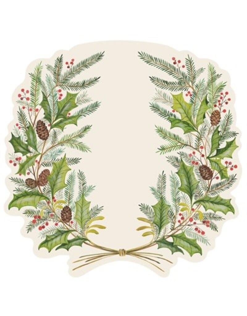 Elizabeth Foster Christmas Sprigs Placemat - 12 Sheets