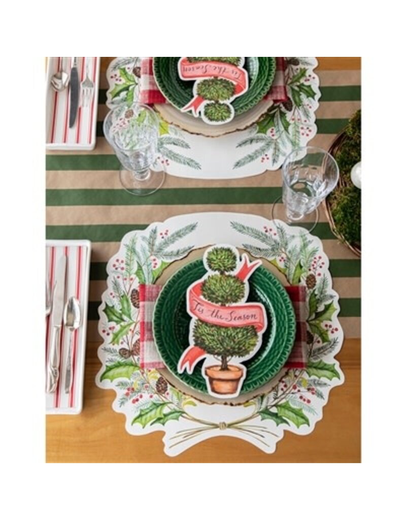 Elizabeth Foster Christmas Sprigs Placemat - 12 Sheets