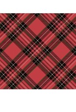 Hester & Cook Red Plaid Placemat - Pad of 18 Sheets