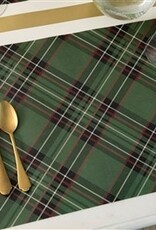 Hester & Cook Green Plaid Placemat - Pad of 18 Sheets