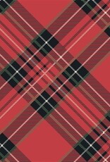 Hester & Cook Red Plaid Cocktail Napkin - Pack of 20