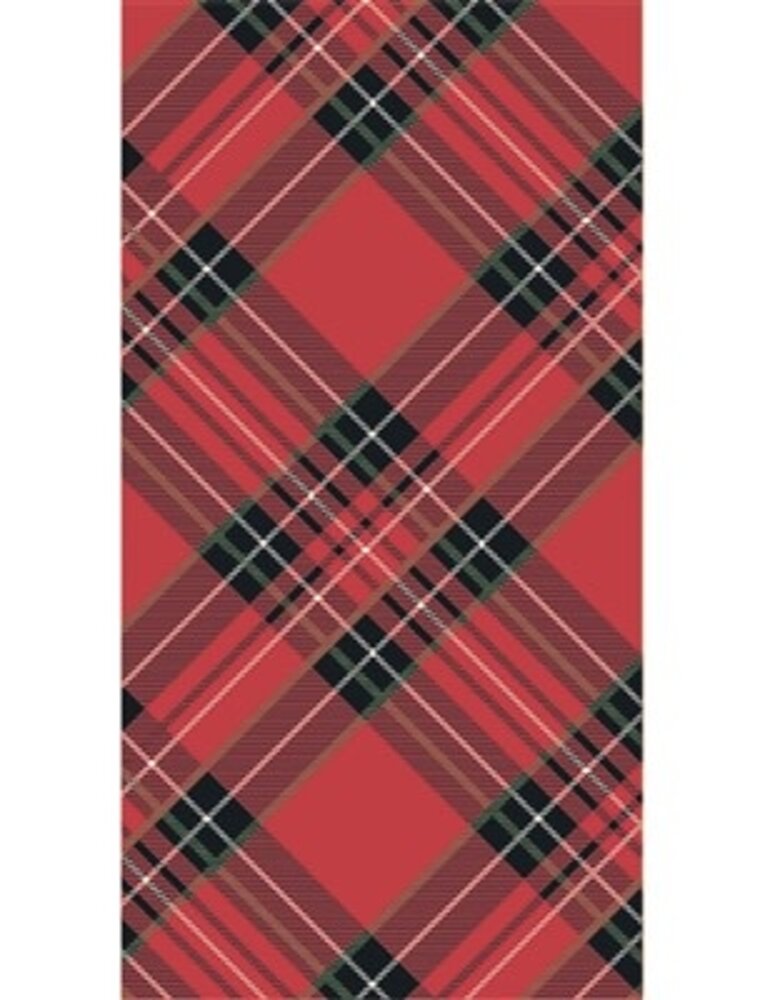 Hester & Cook Red Plaid Guest Napkin - Pack of 16