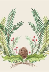 Hester & Cook Christmas Sprigs Cocktail Napkin - Pack of 20