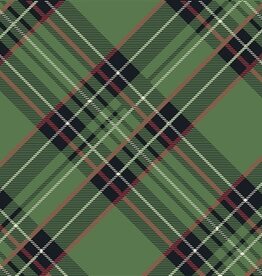 Hester & Cook Green Plaid Cocktail Napkin - Pack of 20