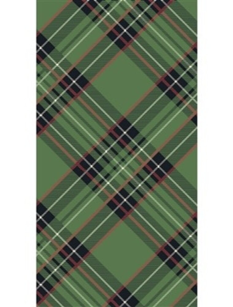 Hester & Cook Green Plaid Guest Napkin - Pack of 16