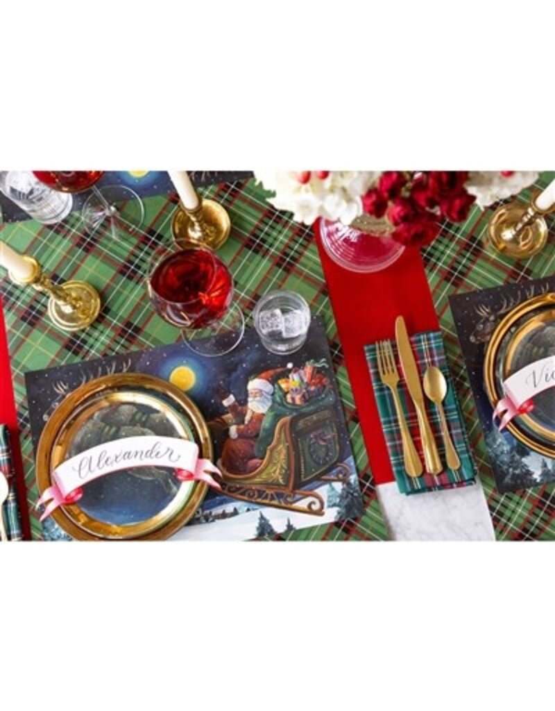 Hester & Cook Classic Red Banner Table Accent - Pack of 12