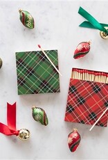 Hester & Cook Red & Green Plaid Matches - Box of 60